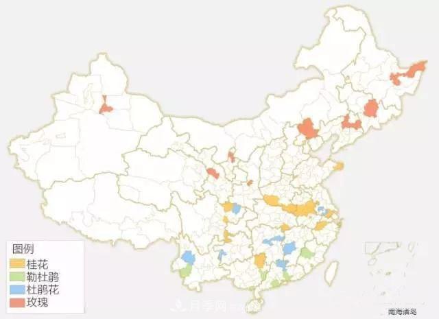 中國各城市市花大集合！月季是51個(gè)城市市花具首位(圖2)