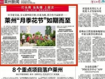 煙臺媒體聚焦萊州月季花節：一年一度 為你而“萊”
