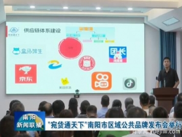 南陽(yáng)市區域公共品牌"宛貨通天下"發(fā)布，助力電商培育