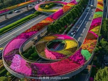 杭州高架月季美到難以置信，是AI所為？