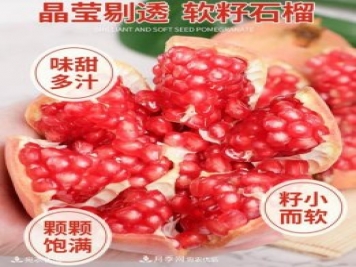 淅川突尼斯軟籽石榴基地批發(fā)價(jià)格，好水果